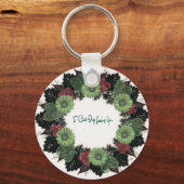 Porte-clés Écriture Verse Message spirituel Royaume (Recto)