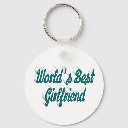 Porte-clés Écriture verte pour amie (Verso)