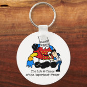 Porte-clés Écrivain de papier (Recto)