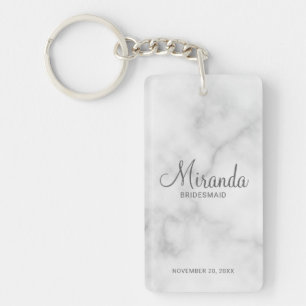 Porte-clés Écrivain Personnalisé De Script Moderne