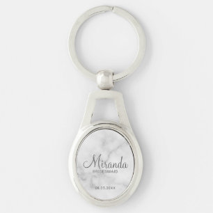 Porte-clés Écrivain Personnalisé De Script Moderne