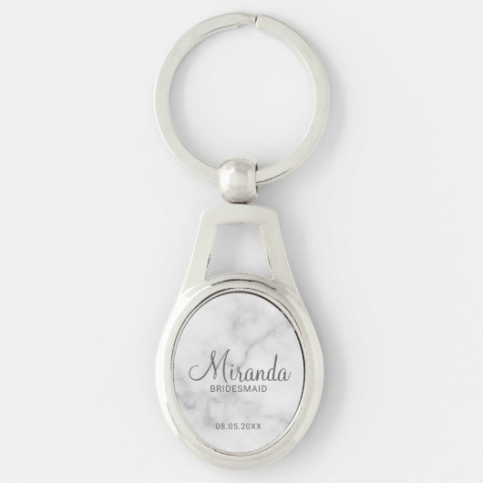 Porte-clés Écrivain Personnalisé De Script Moderne (Devant)