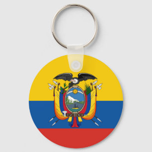 Porte-clés Ecuador country flag symbol long