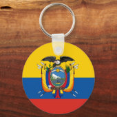 Porte-clés Ecuador country flag symbol long (Recto)