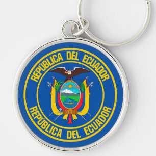 Porte-clés Ecuador Round Emblem