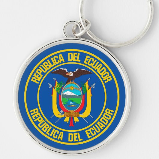Porte-clés Ecuador Round Emblem (Devant)