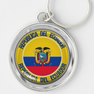 Porte-clés Ecuador Round Emblem