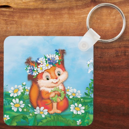 Porte-clés Écureuil (Verso)