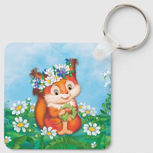 Porte-clés Écureuil (Dos)