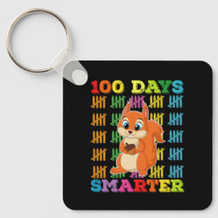 Porte-clés Écureuil 100 jours plus intelligent 100e jour d'éc