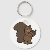 Porte-clés Écureuil avec maïs (Verso)