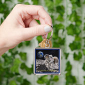 Porte-clés Écureuil dans l'espace (main)