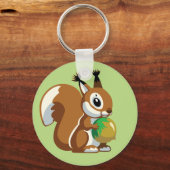 Porte-clés écureuil de bande dessinée (Recto)