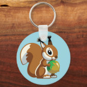 Porte-clés écureuil de bande dessinée (Recto)