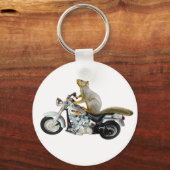 Porte-clés Écureuil en moto (Recto)