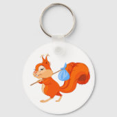 Porte-clés Écureuil quittant la maison Porte - clé (Recto)