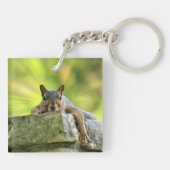 Porte-clés Écureuil relaxant (Dos)