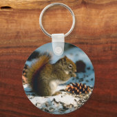 Porte-clés Écureuil roux (Recto)