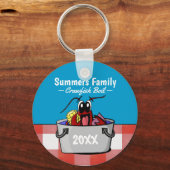 Porte-clés Écuve de poisson à la mer Fête annuelle de la Réun (Recto)