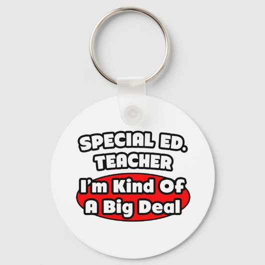 Porte-clés Ed spécial. Enseignant...Big Deal (Recto)