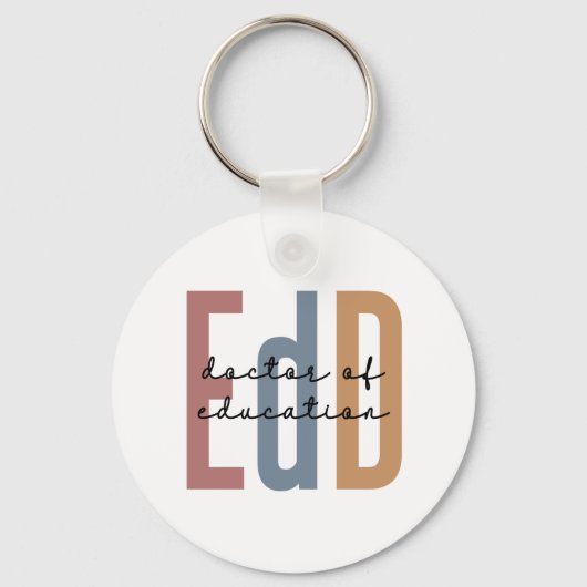 Porte-clés EdD Docteur En Éducation (Recto)