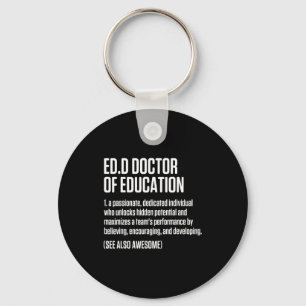 Porte-clés Edd docteur en éducation doctorat graduation 