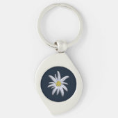 Porte-clés Edelweiss argenté (Devant)