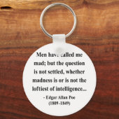 Porte-clés Edgar Allen Poe Citation 9a (Recto)