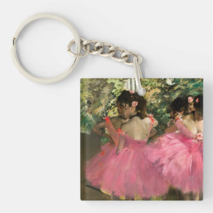 Porte-clés Edgar Degas - Danseuses en rose