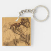 Porte-clés Edgar Degas | deux danseurs (Dos)