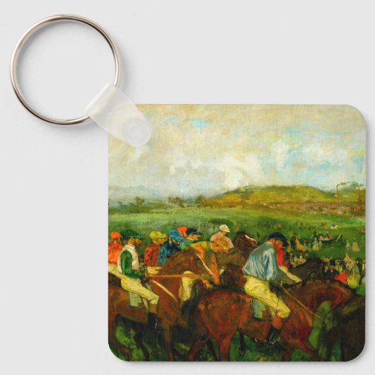 Porte-clés Edgar Degas Équitation (Recto)