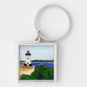 Porte-clés Edgartown Lighthouse Martha's Vineyard Porte - clé