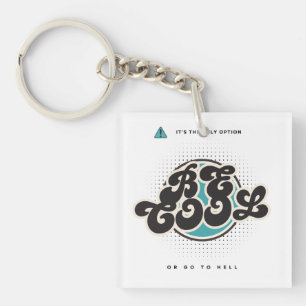 Porte-clés "Edgy Bold Typography - High Impact Design"