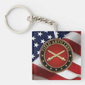 Porte-clés Édition spéciale de l'insigne de la branche d'arti (Devant)