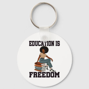 Porte-clés Éducation du Mois de l'histoire des Noirs est la l