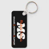 Porte-clés Éduquer le support de l'avocat...MS (Verso)