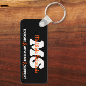 Porte-clés Éduquer le support de l'avocat...MS (Verso)