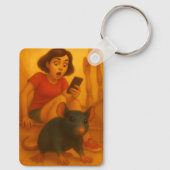 Porte-clés Eek une souris (Verso)