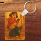 Porte-clés Eek une souris (Verso)