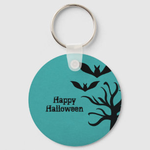 Porte-clés Eerie Bats Halloween Porte - clé, Aqua