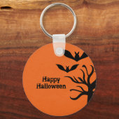 Porte-clés Eerie Bats Halloween Porte - clé, Orange (Recto)