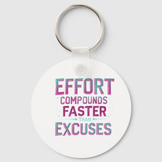 Porte-clés "Effort sur les exemples" (Recto)