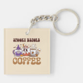 Porte-clés Éffrayant Avant Café (Dos)