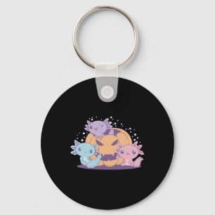 Porte-clés Éffrayant Axolotl'Halloween Costume Citrouille enf
