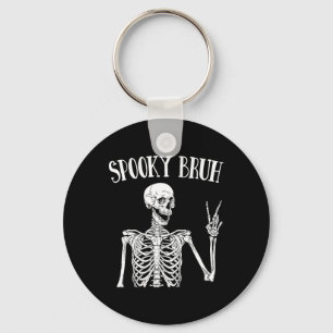 Porte-clés Éffrayant Bruh Skeleton Éffrayant Vibe Halloween T