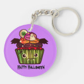 Porte-clés Éffrayant Halloween Cupcake (Dos)