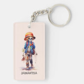 Porte-clés Éffrayant, mais joli Zombie Kid - Adorable Macabre (Dos)