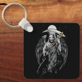 Porte-clés Effrayant Valhalla Grim Reaper Scythe Mort Grunge (Recto)