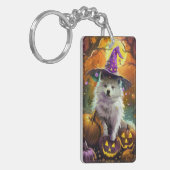 Porte-clés Éffrayante-américaine Eskimo Halloween sorcière et (Devant gauche)