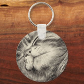 Porte-clés effritement de chat tabby (Recto)